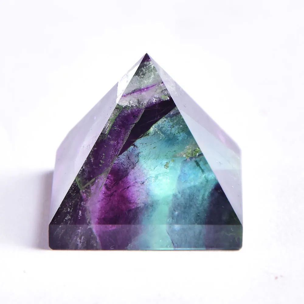 Natural Crystal Pyramid Fluorite Quartz  and other Healing Stone varaiety  Home Decor Handmade small shapes