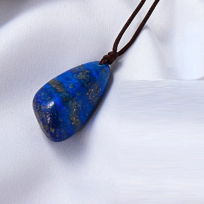 Natural Lapis Lazuli Stone Pendant Healing Gemstone  Jewelry