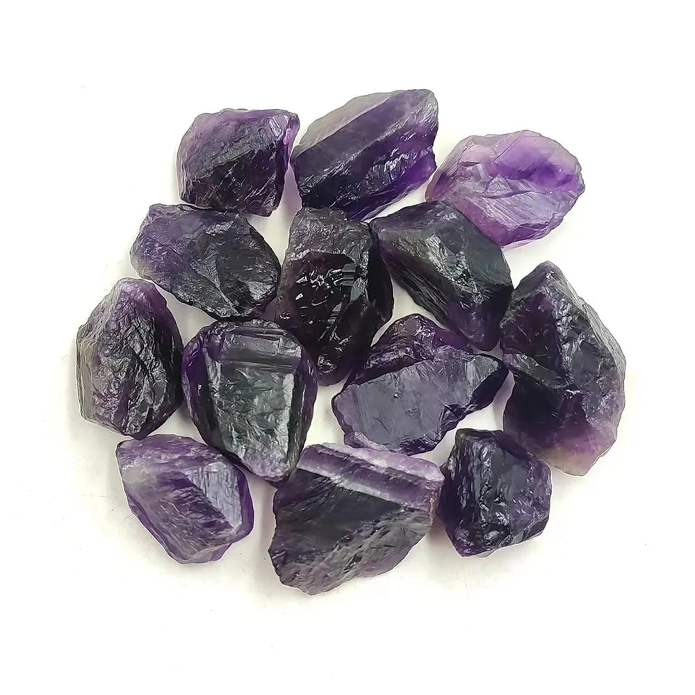 Natural Rough  Stone Purple  Home Decoration