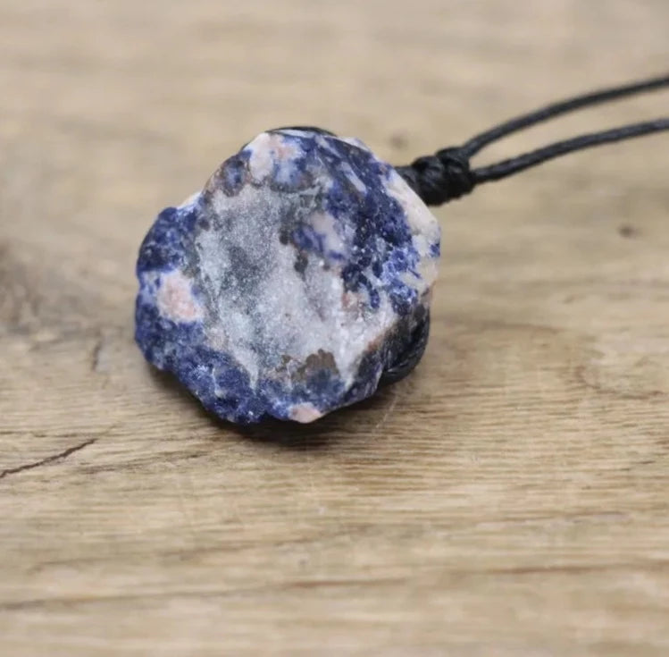 Pendants Necklace, Natural Raw Stone Jewelry