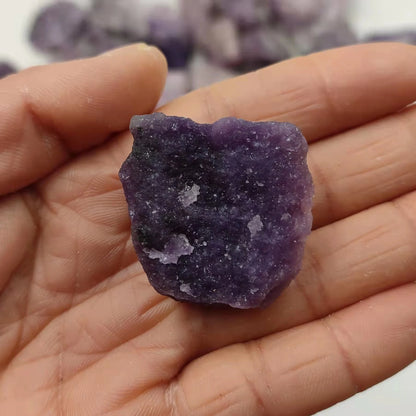 Natural Rough  Stone Purple  Home Decoration