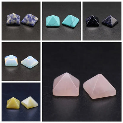 Small Pyramid Gemstone Natural Healing Crystal