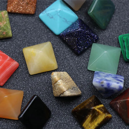 Small Pyramid Gemstone Natural Healing Crystal