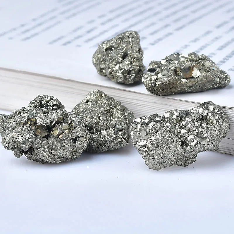 Natural Stones Pyrite Crystal Cluster