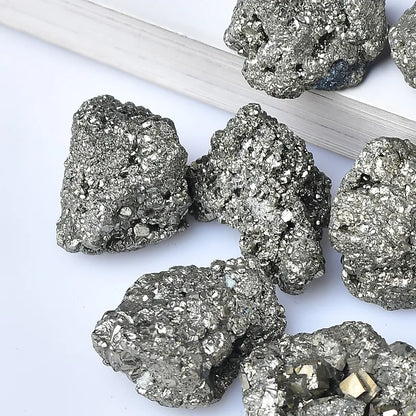 Natural Stones Pyrite Crystal Cluster