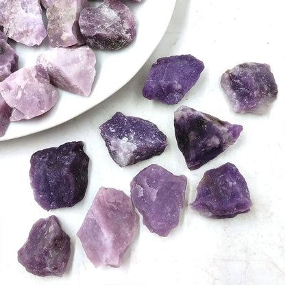 Natural Rough  Stone Purple  Home Decoration