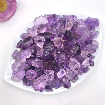 Natural Rough  Stone Purple  Home Decoration