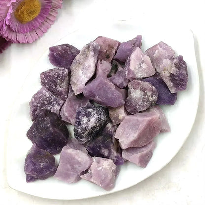 Natural Rough  Stone Purple  Home Decoration