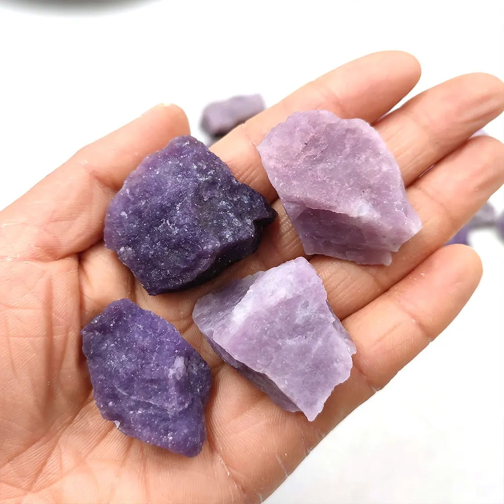 Natural Rough  Stone Purple  Home Decoration